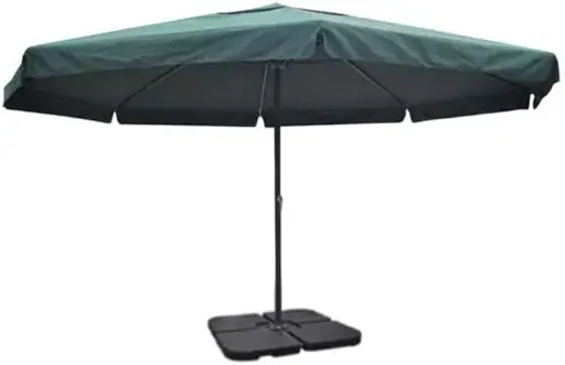 [007-0007-01] Green Outdoor Cantilever Umbrella 